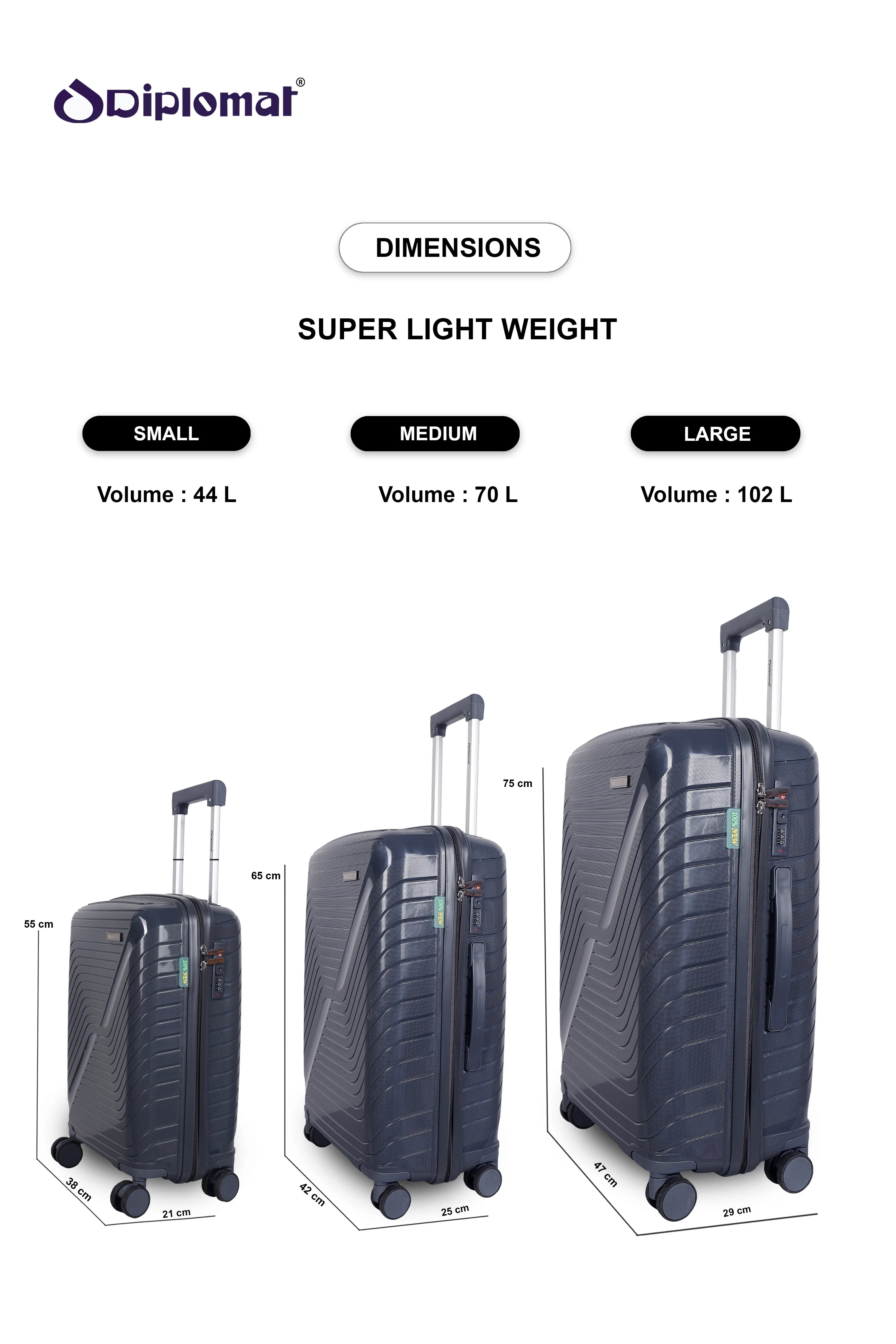 SPEED | CABIN & CHECK-IN & LARGE - Dark Grey