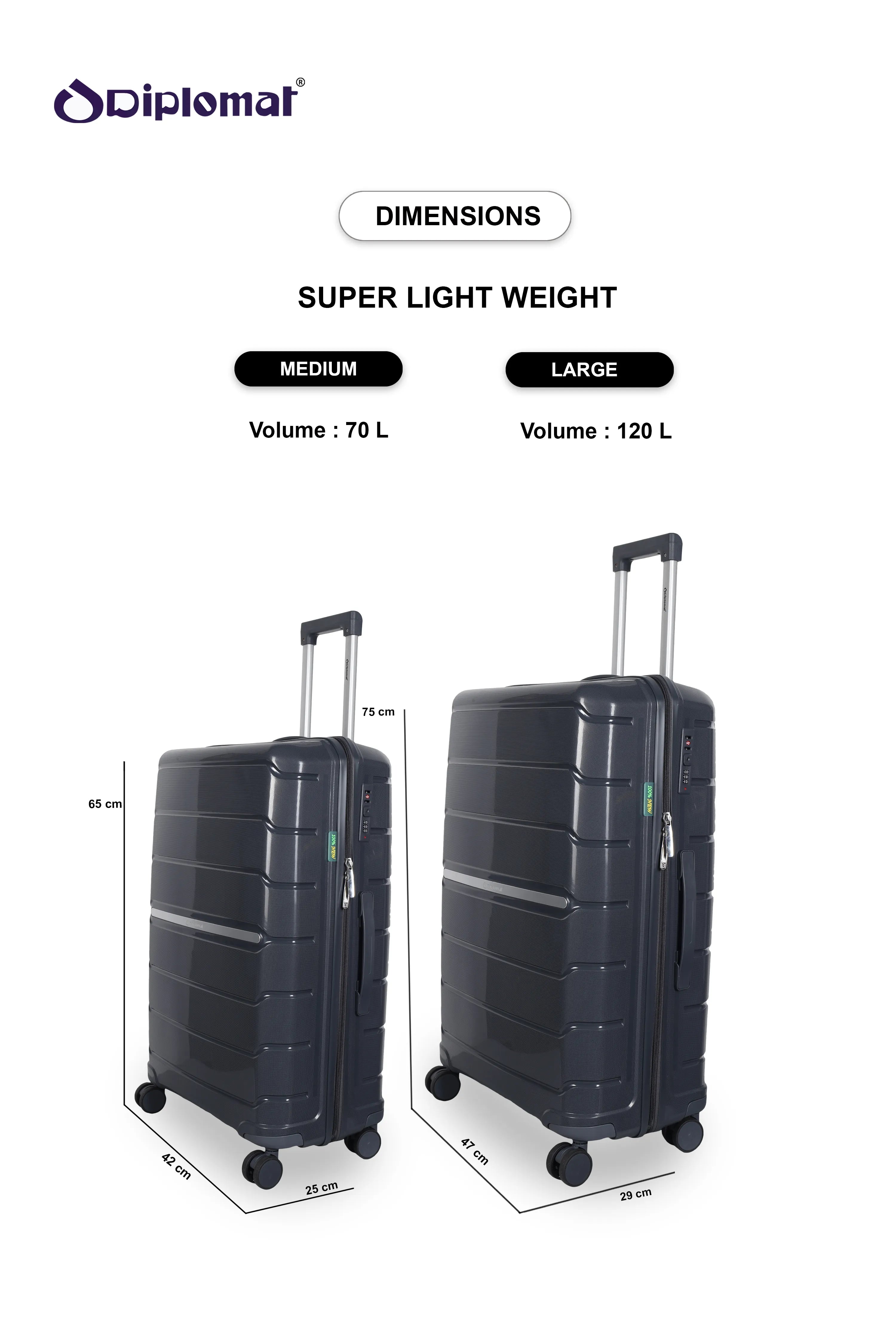 TOKYO | CHECK-IN & Large - Dark Grey