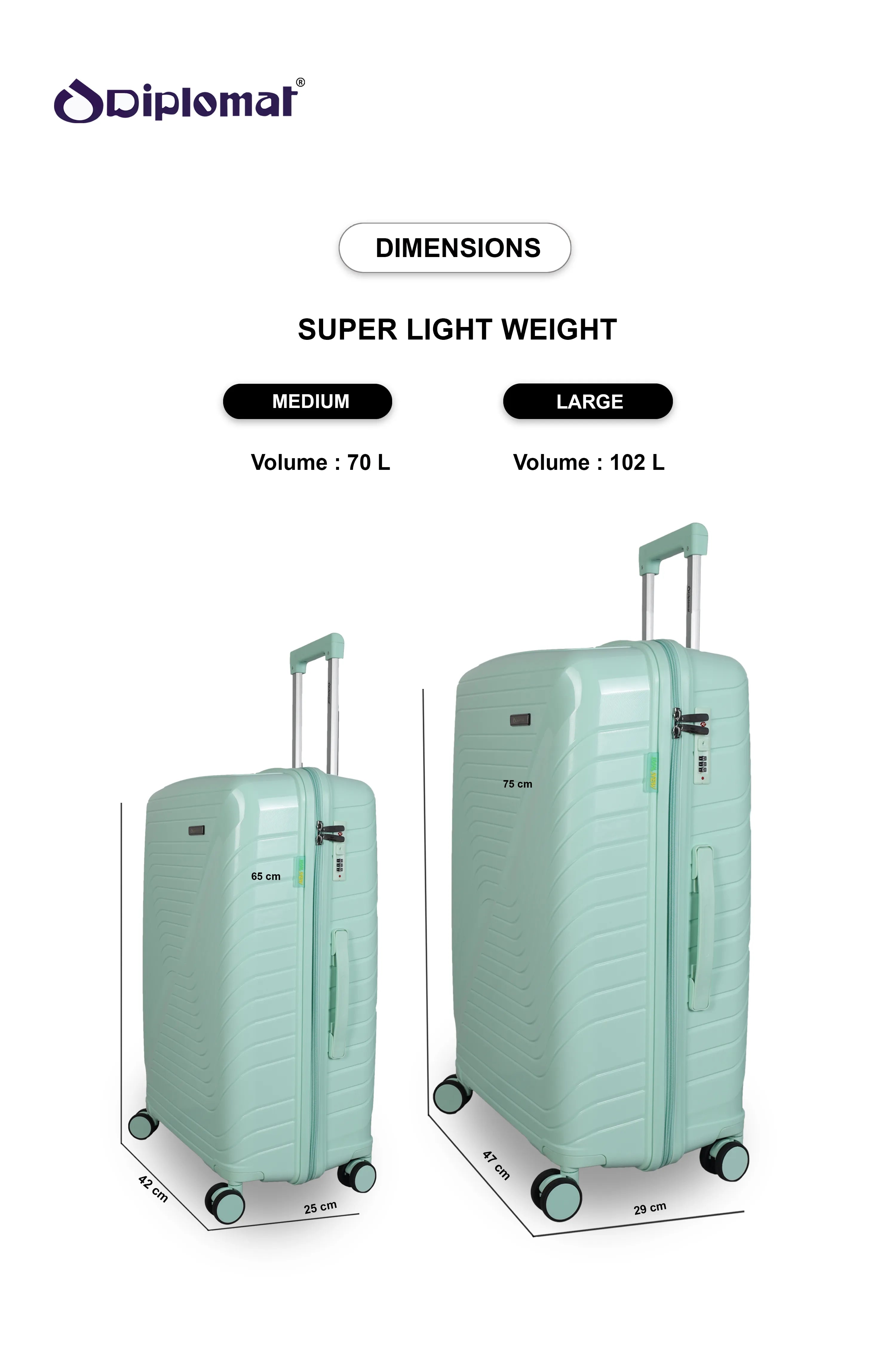 SPEED | CHECK-IN  & Large - Sea Green